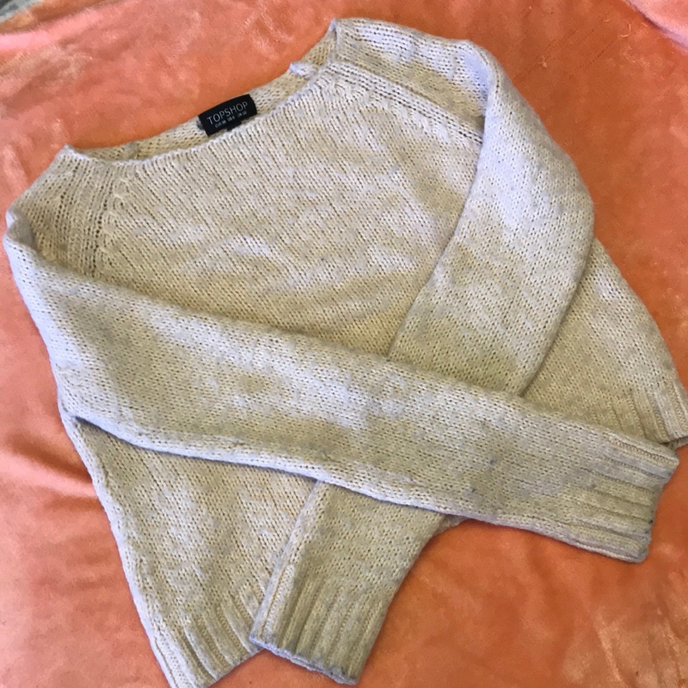Topshop Crop Sweater size 6
